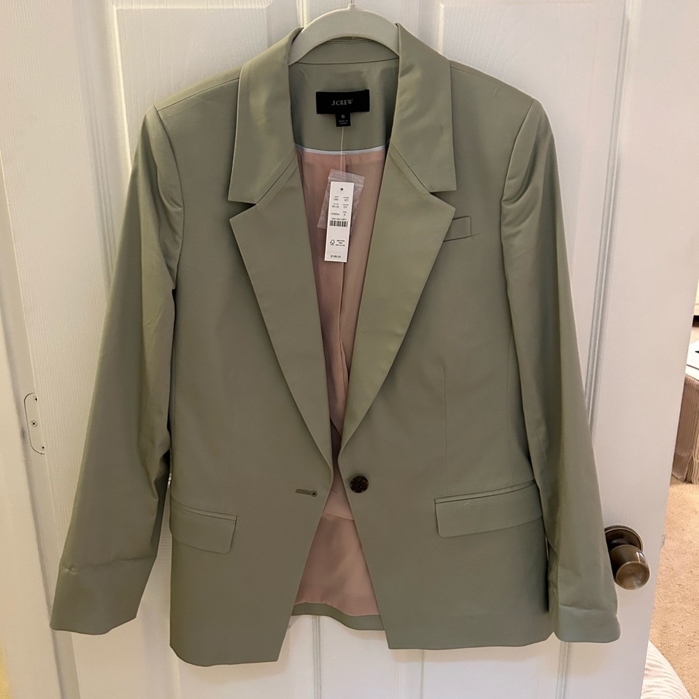 Sage Green Jcrew Blazer